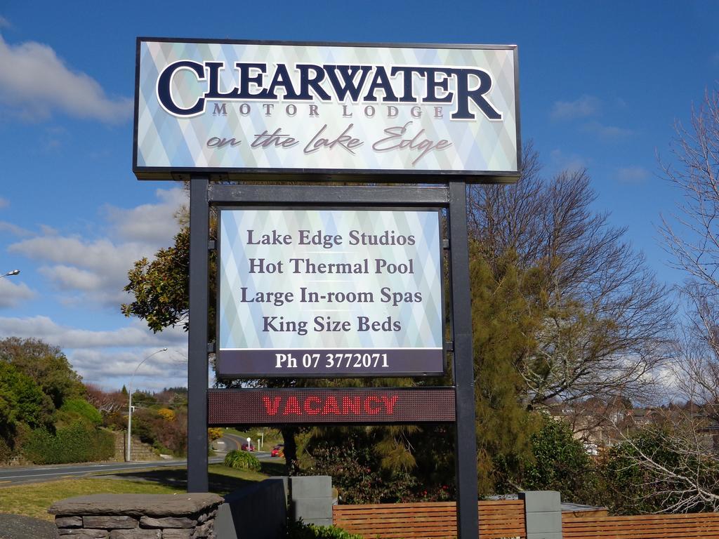 Clearwater Motor Lodge Lago Lago Taupo Esterno foto