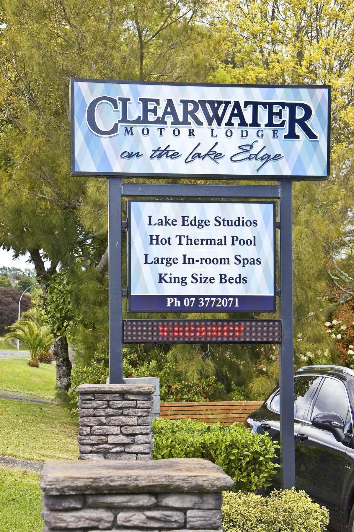 Clearwater Motor Lodge Lago Lago Taupo Esterno foto